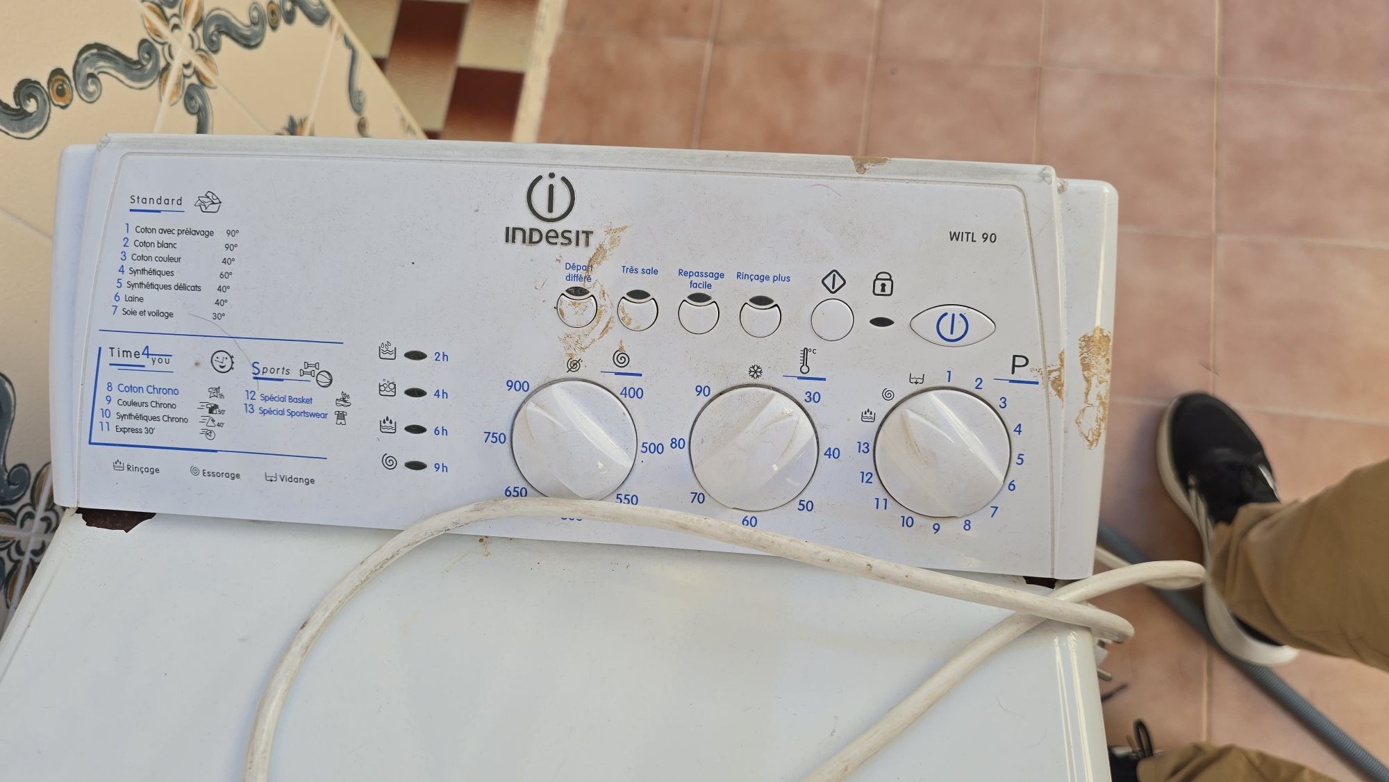 Máquina de lavar roupa Indesit