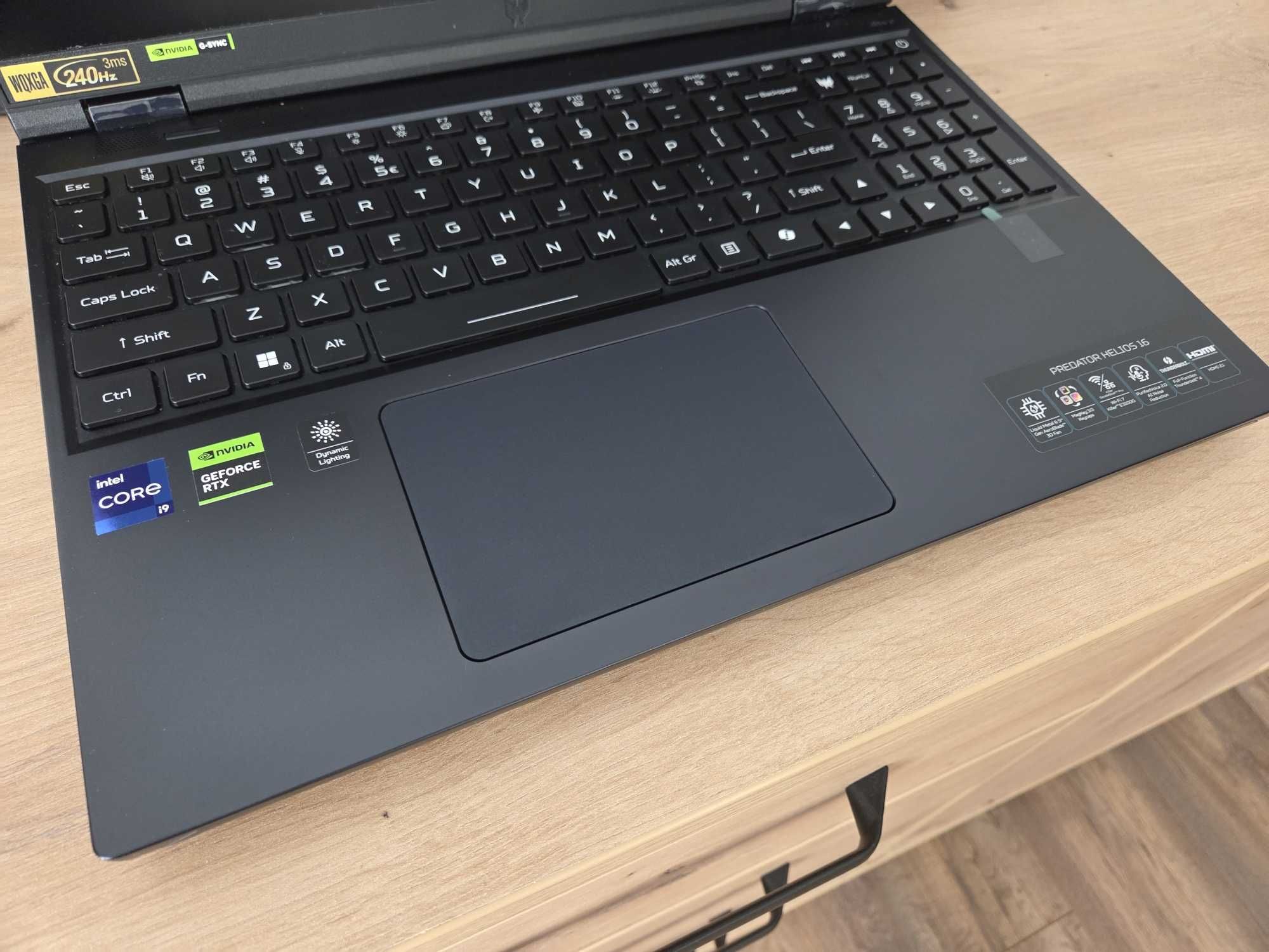 Laptop Gamingowy Predator Helios 16 (Intel i9, 32GB, RTX 4070, Win 11)