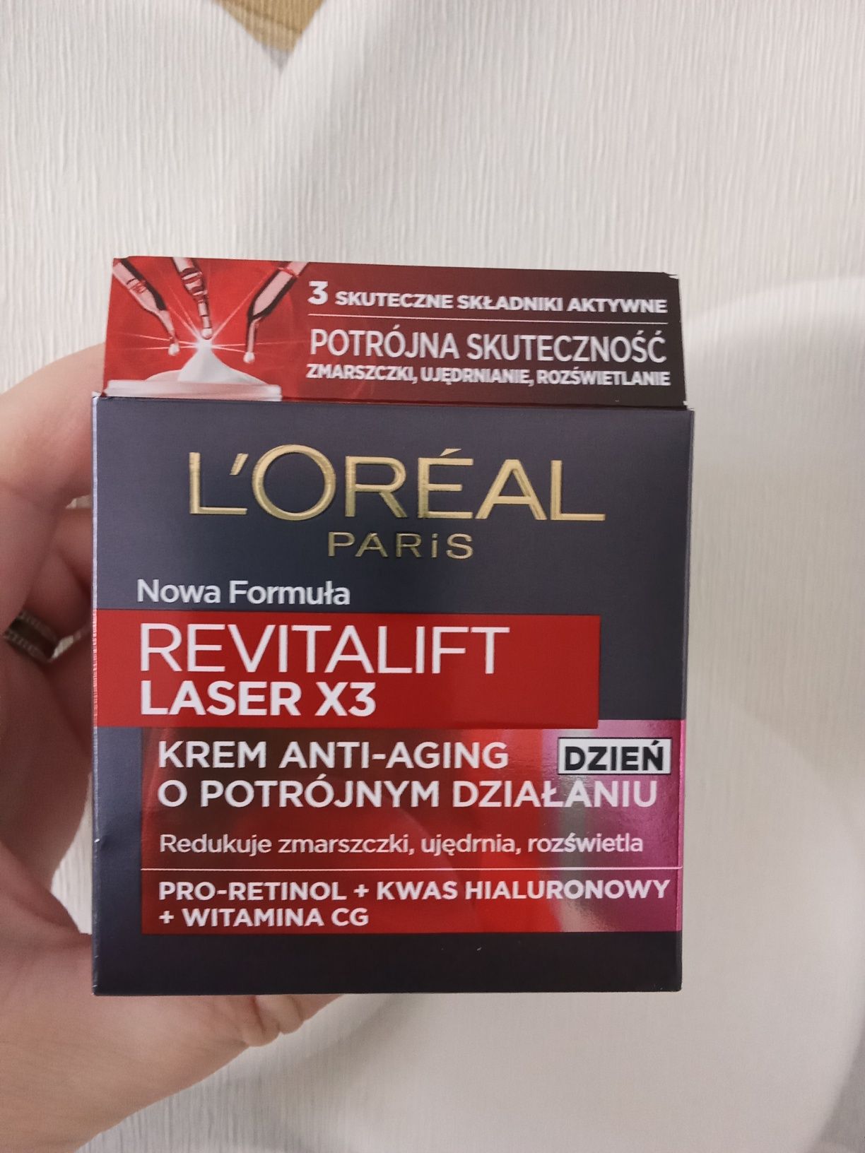 L'Oreal revitalift laser krem do twarzy na dzień