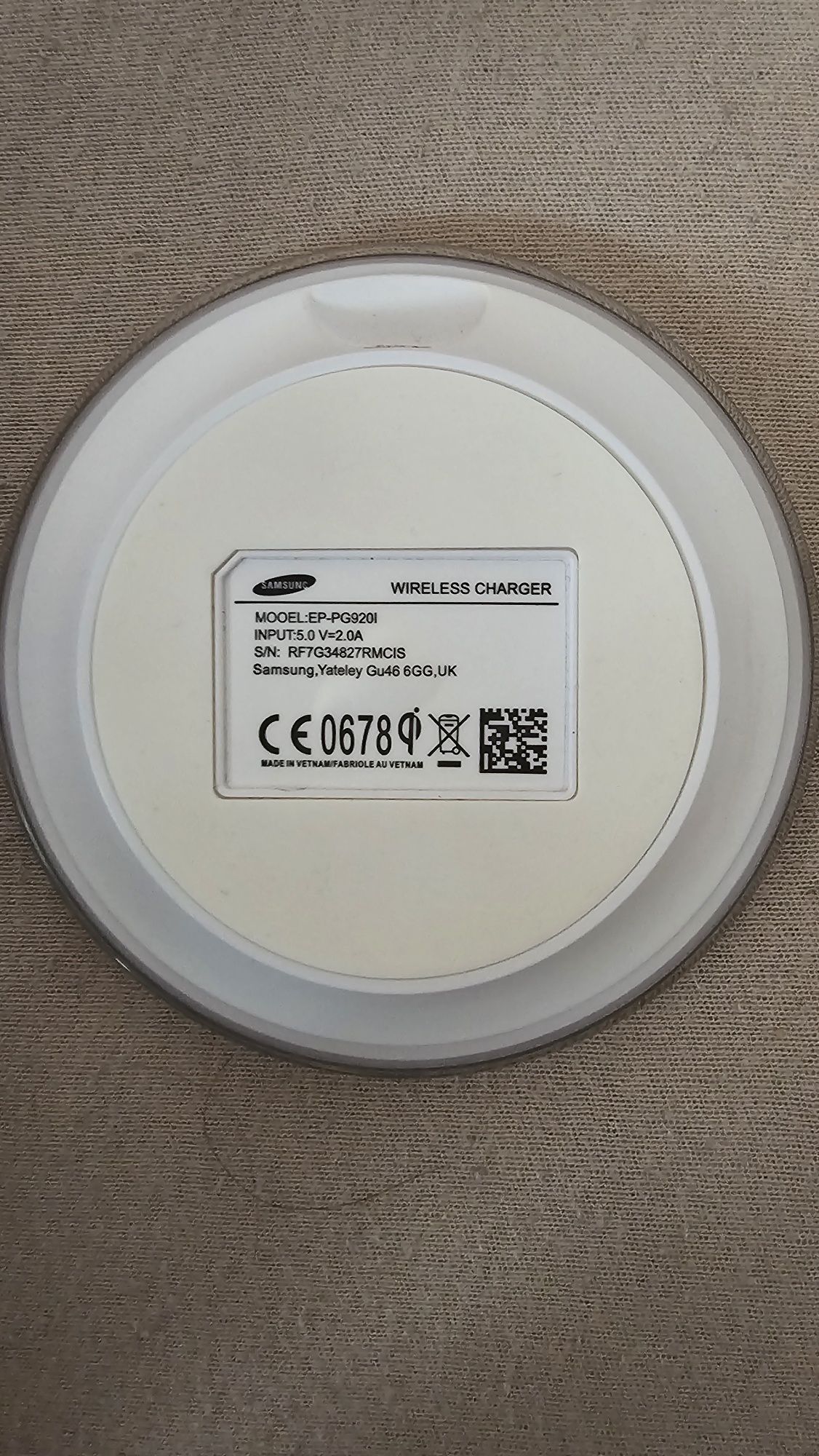 Samsung bezprzewodowa ładowarka Adapter 5V 2A qi