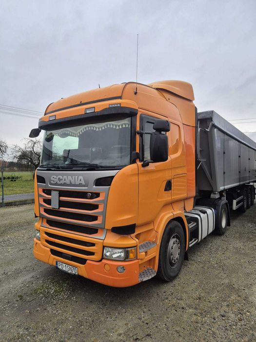 Scania R410 Highline Hydraulika, Ruch międzynarodowy, Serwisowana