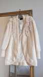 Jasny cremowy cardigan L /Xl