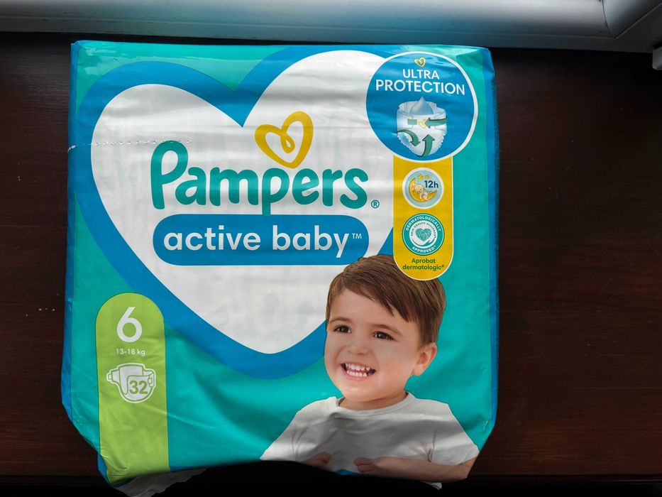 Pieluchy PAMPERS Active Baby 6 32 szt.