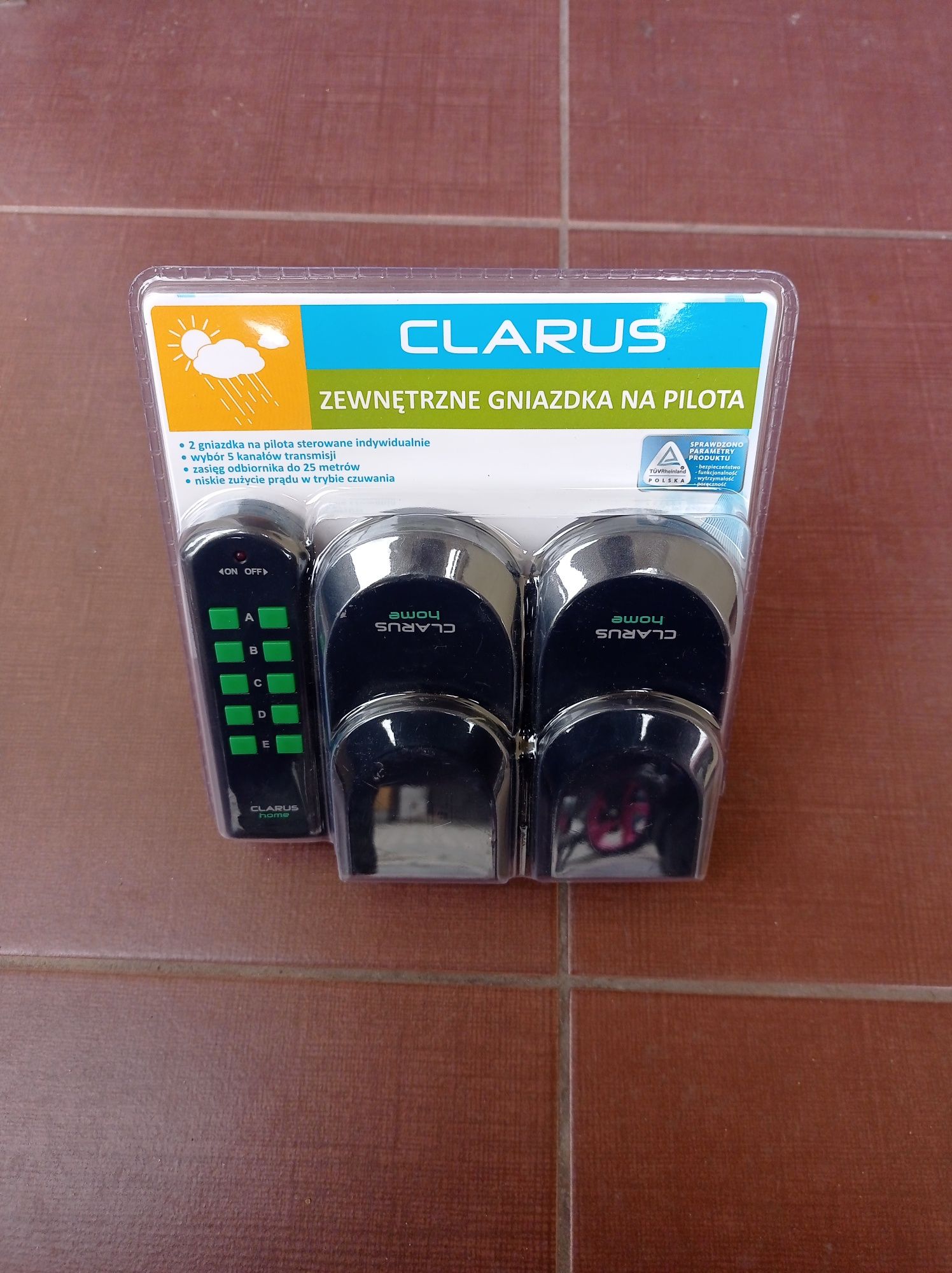 Clarus zewnętrzne gniazdka na pilota home fale pilot WS-8015