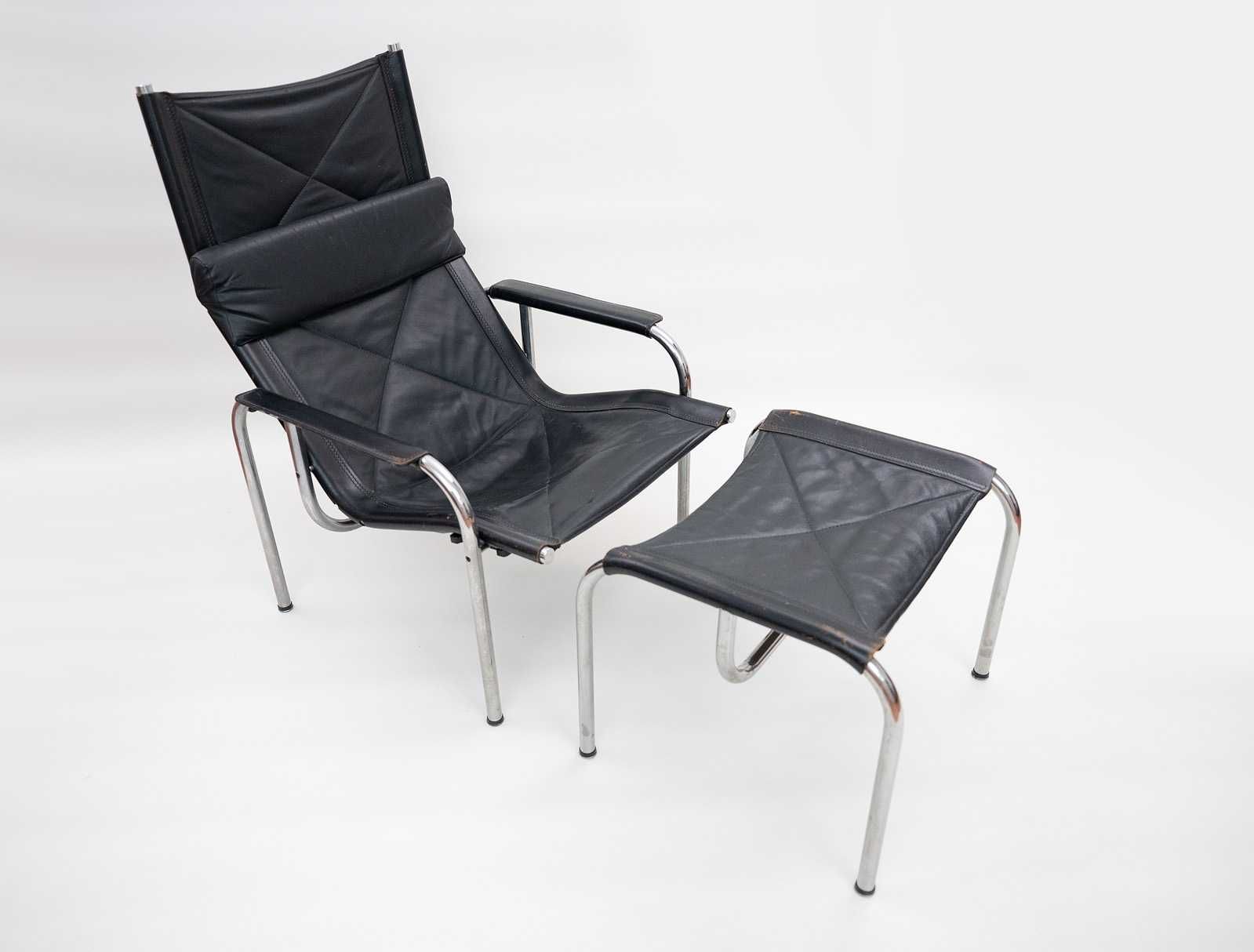 He1106 Lounge Chair design Hans Eichenberger dla Strässle, lata 1970