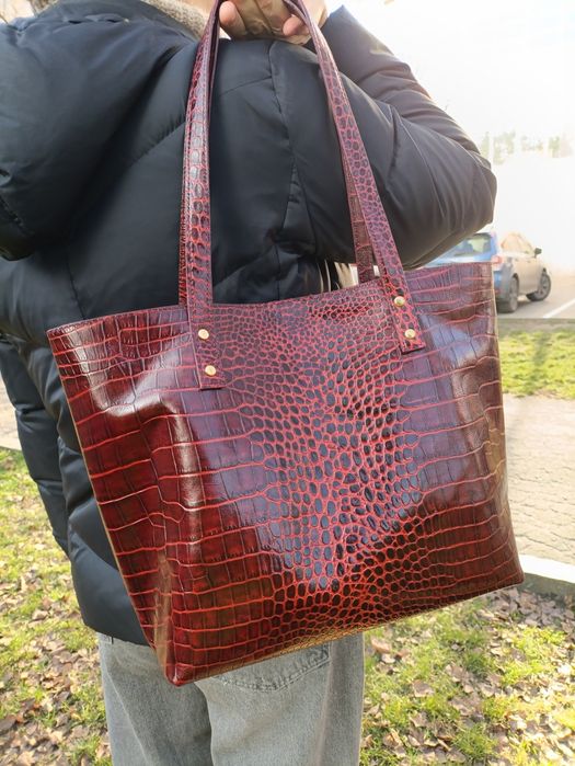 Продам шопер, натуральна шкіра ..