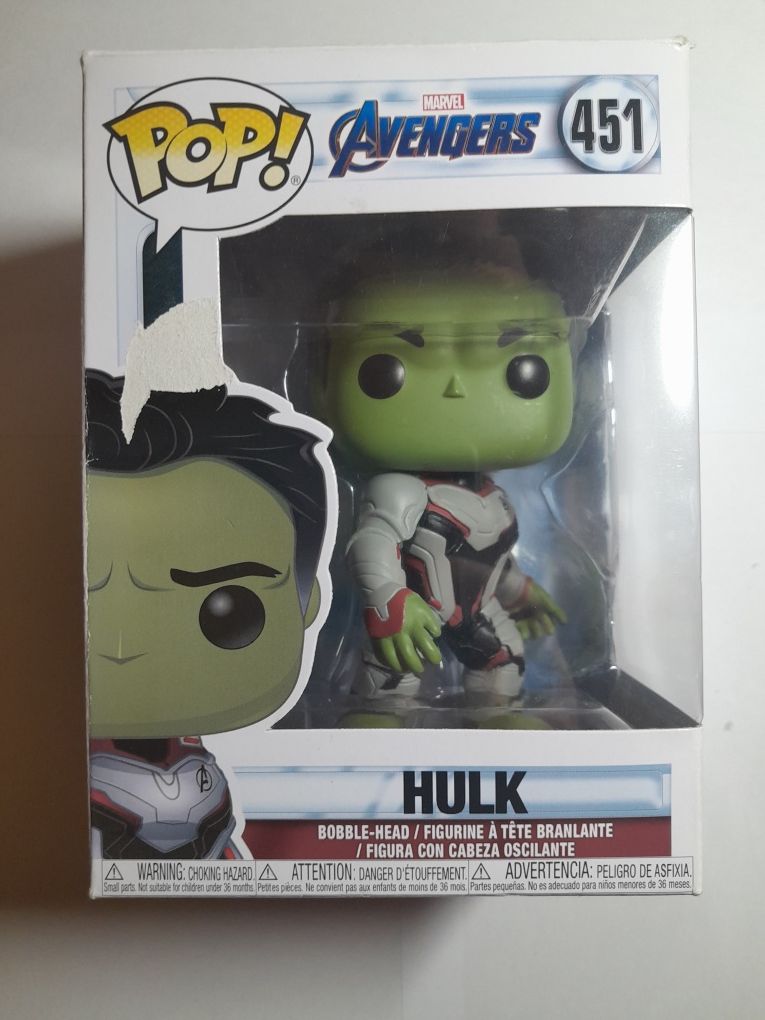 Funko pop hulk "avengers endgame" nr.451