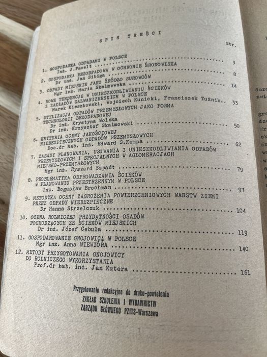 Gospodarka odpadami w inżynierii ochrony środowiska PZITS