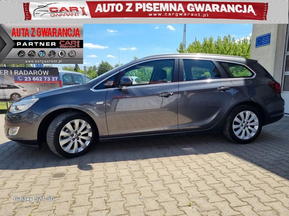 Opel Astra 1.4 Turbo Cosmo Navi Skóra Alu Zarejestrowana Gwarancja
