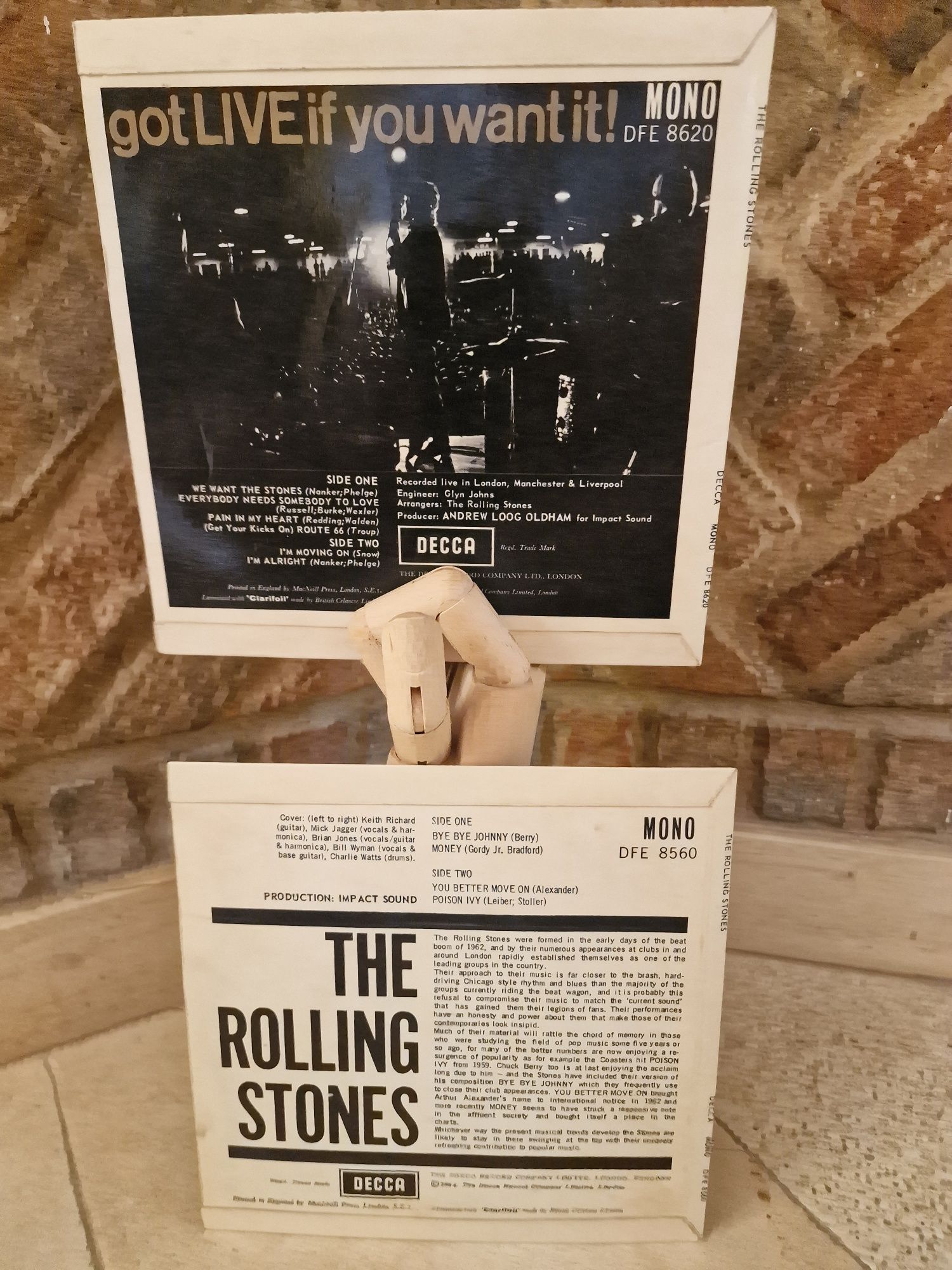 The Rolling Stones 2 vinis singles 1964