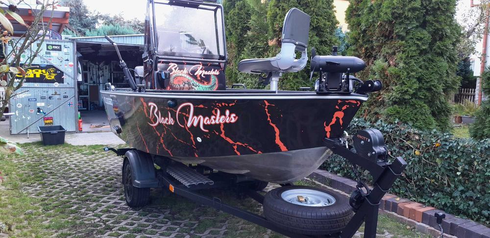 viking 420  łódź wędkarsko turystyczna aluminiowa komplet