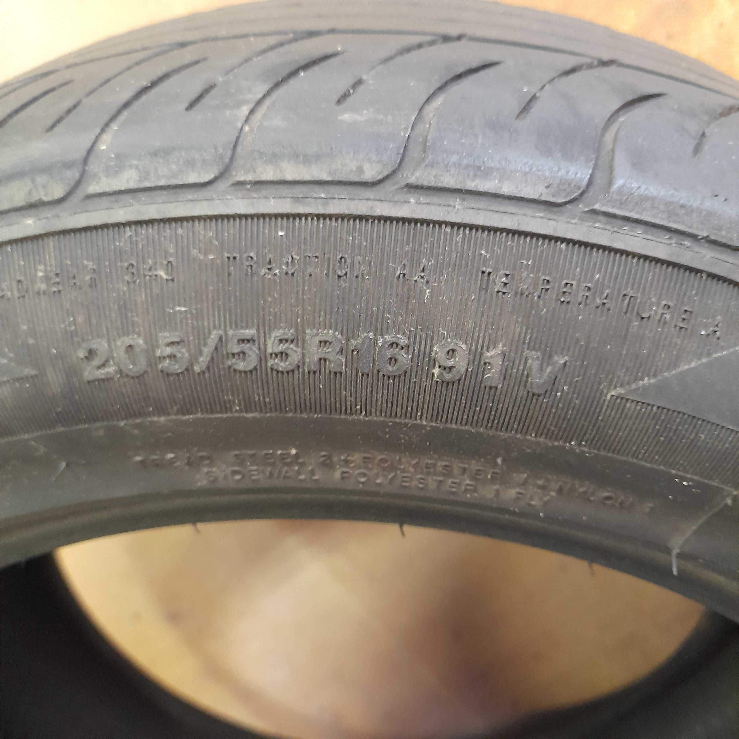 Шина 205/55r16 kumho ecsta spt, б/у