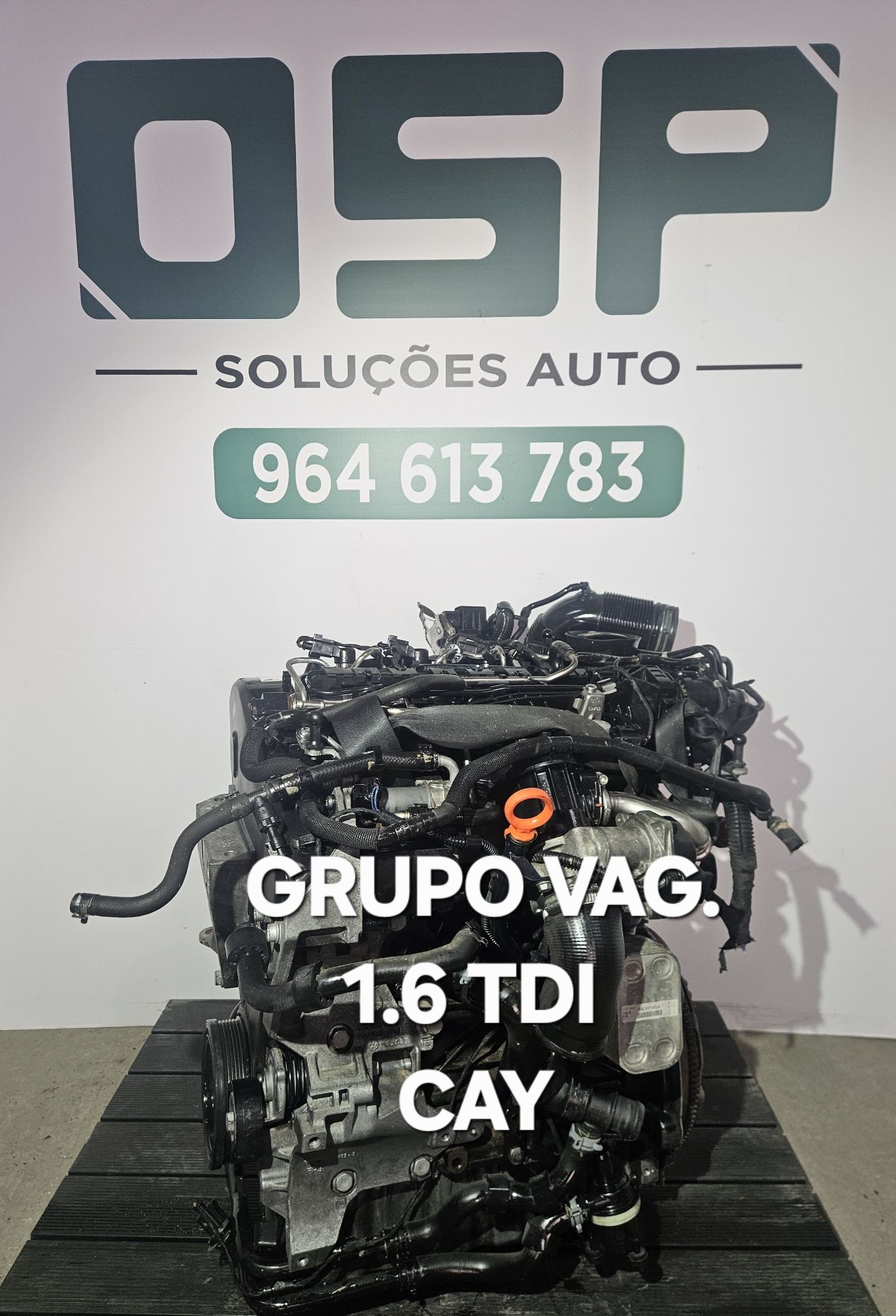 Motor 1.6 TDI com ref. CAY
