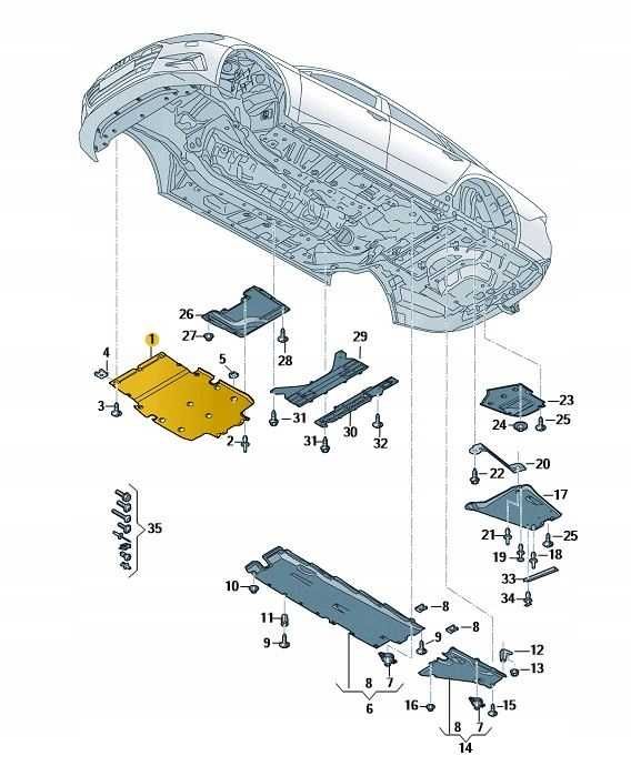 Защита двигателя ауди A6 C8 4K A7 C8 AS audi a6c8 а6с8 захист а7с8 a7