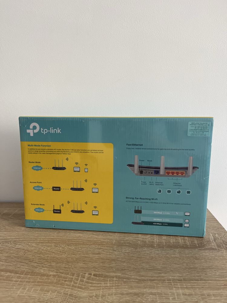 Wi-Fi роутер TP-Link Archer C20