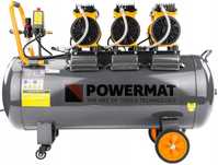 KOMPRESOR Bezolejowy 100L SPRĘŻAR 8 BAR 580l/min 230V CICHY 79dB 4,1KM