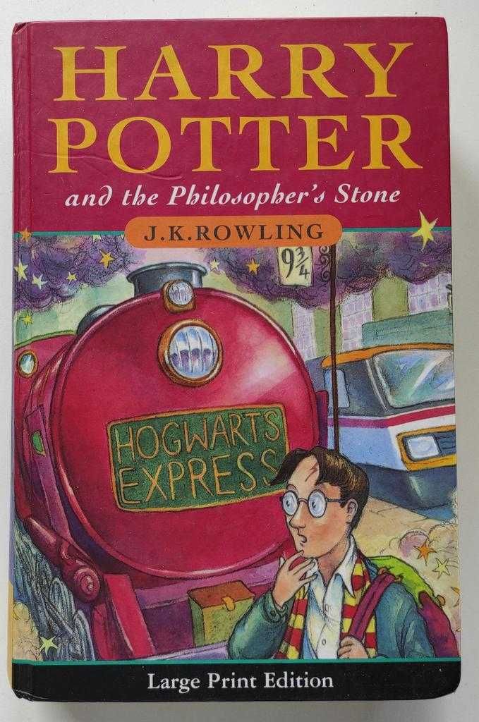 Harry Potter and the Philsopher's Stone 1st Edition Large Print