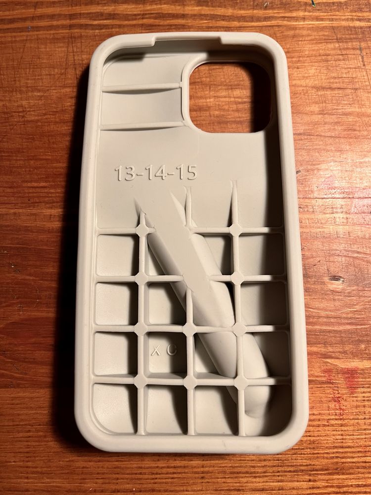 Rhode Etui case obudowa szara iphone 13, 14, 15, bez błyszczyka bdb