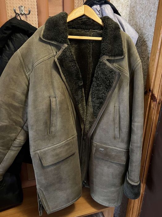 натуральная мужская дубленка