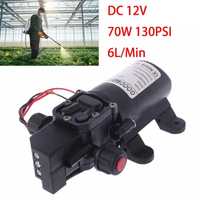 12v 70w 130psi 6l/min   bomba água  diafragma 
 pulverizador  agrícola