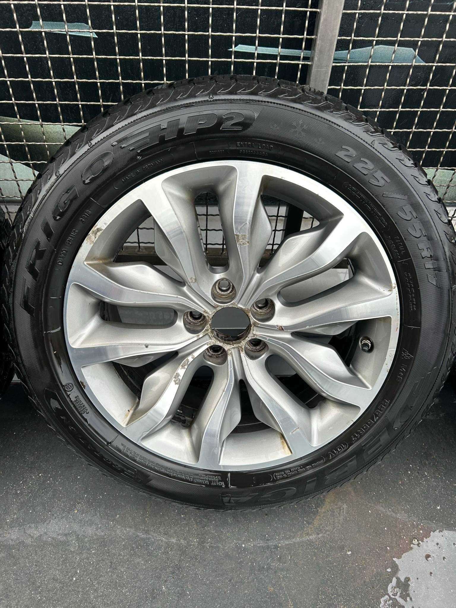Opony z felgami 225/55/17 CITROEN C5 X7
