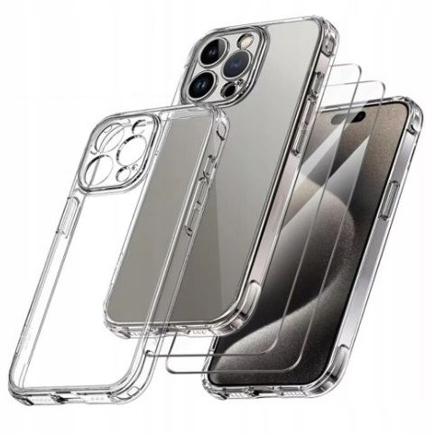 Etui Case Do Apple Iphone 14 Pro Max Obudowa + 2X Szkło Hartowane 9H