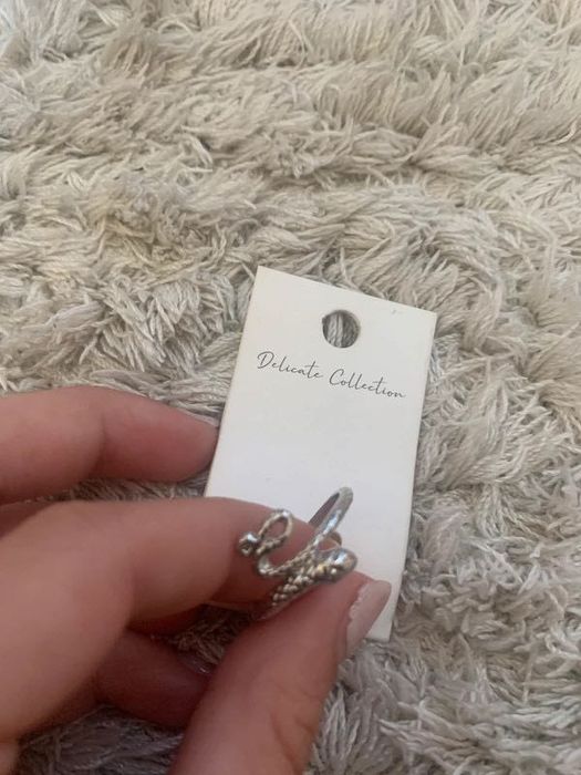 Anel prateado aço inoxidável