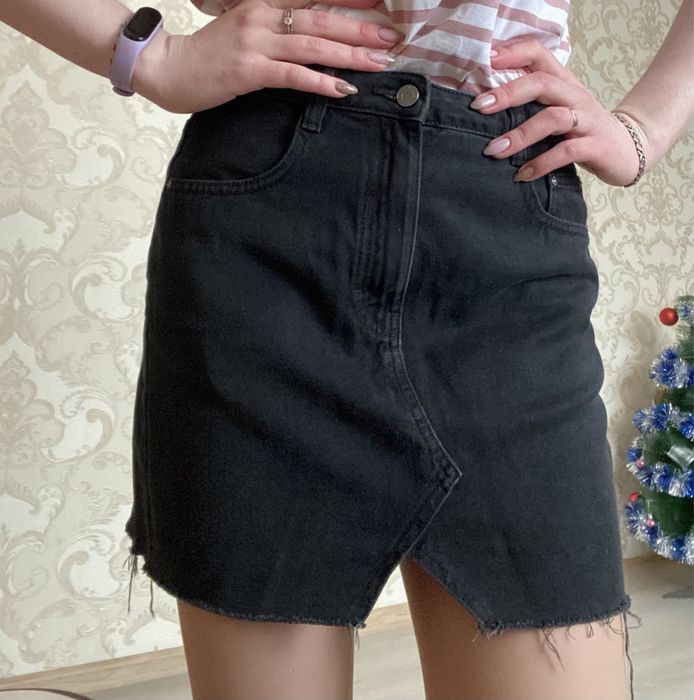 Юбка джинсовая pull and bear