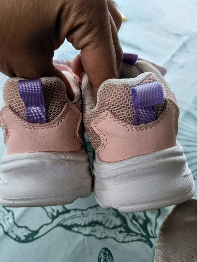 Sneakersy adidasy różowe 28 trampki siateczka