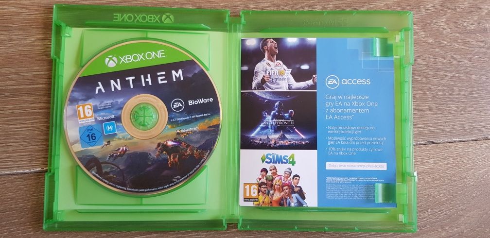 anthem - xbox one - stan idealny