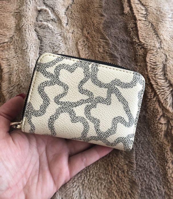 Porta-moedas bege Tous