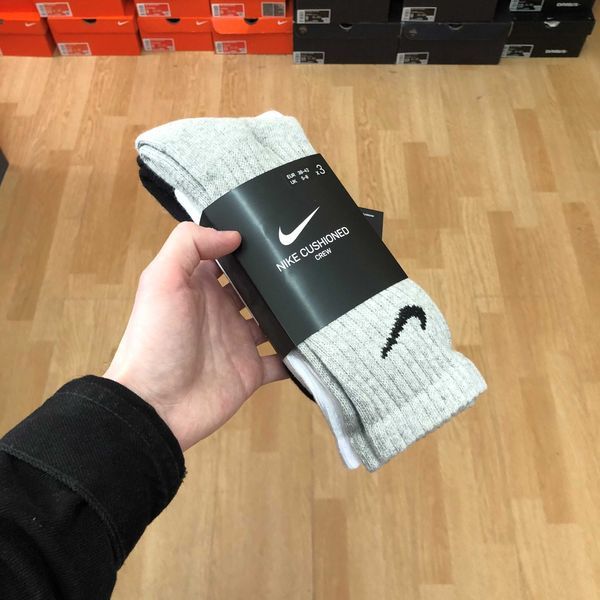Комплект‼️Носки Шкарпетки Nike Value Crew Jordan (S - XL) (SX4508-965)