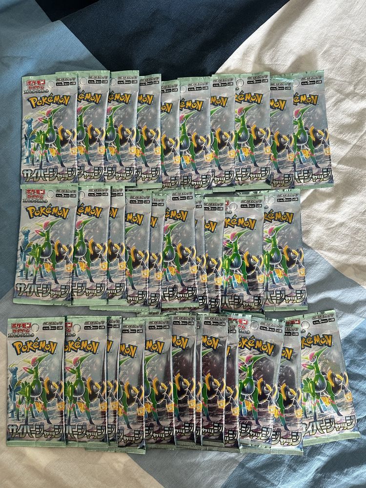 32 Boosters Cyber Judge Japonês Pokémon