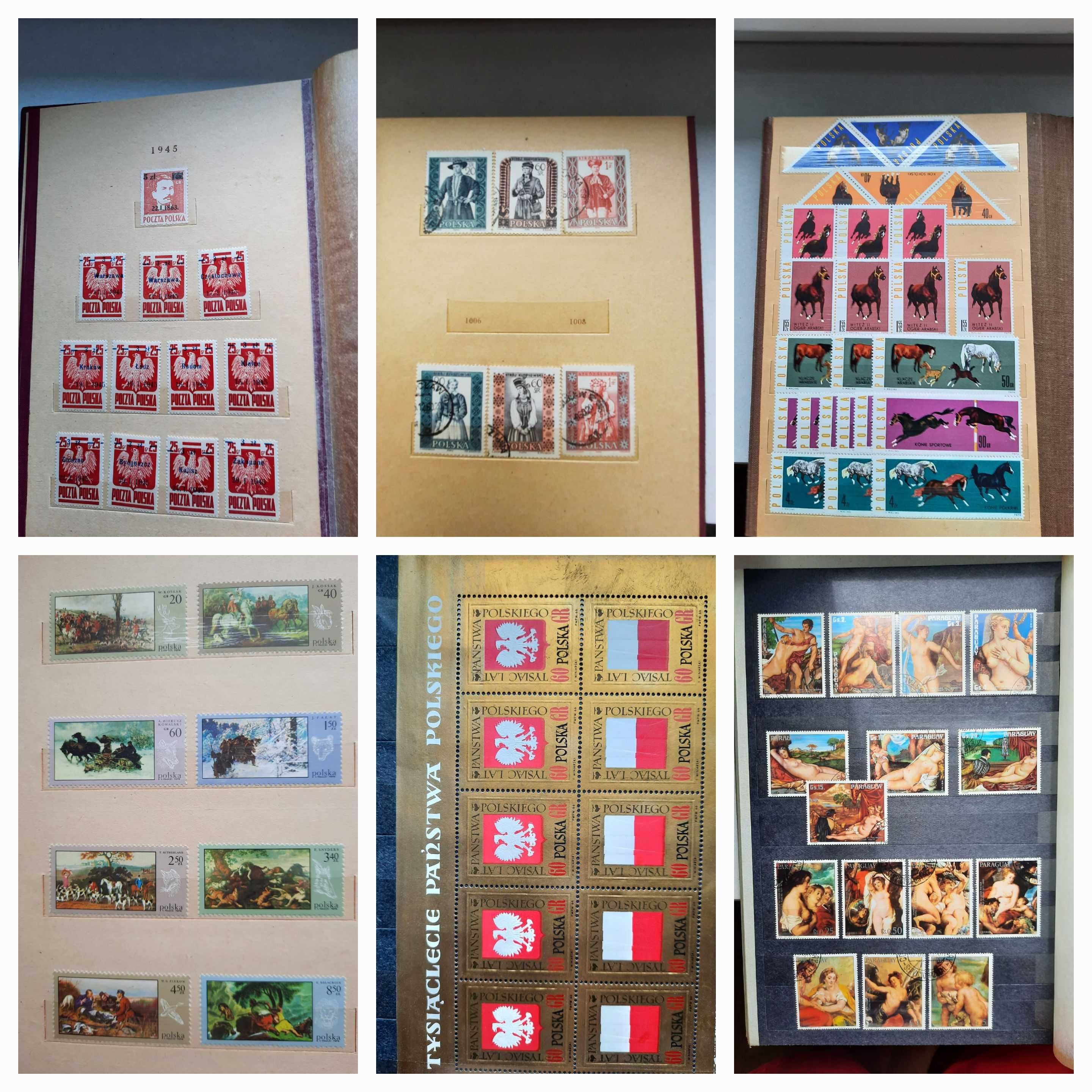 Klasery ze znaczkami, kolekcja znaczków. Filatelistyka