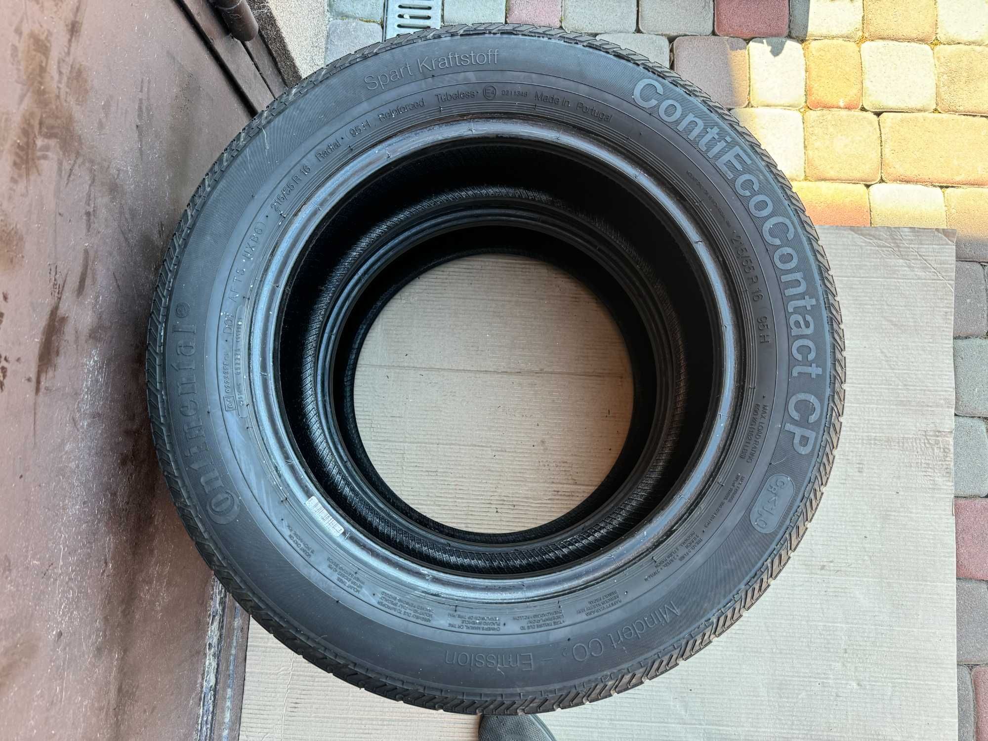 Шини Continental 215/55 R-16 (95 H ) made in Portugal- літо