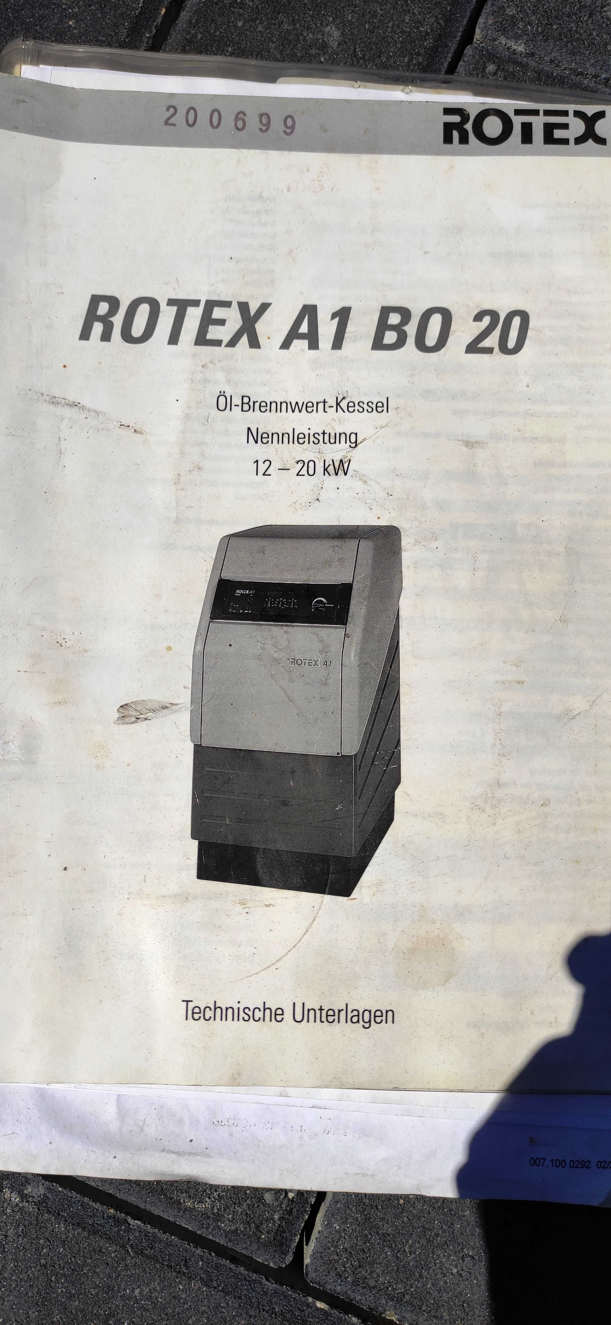 Kocioł piec 12 - 20 KW ROTEX palnik gaz sterownik