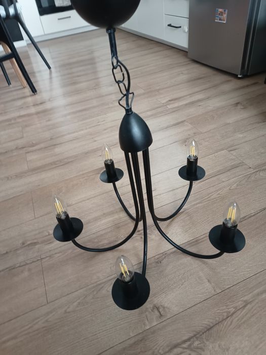 Pięcioramienna lampa ikea