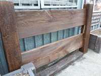 Panel ogrodzeniowy, drewno betonowe, ogrodzenie, panele