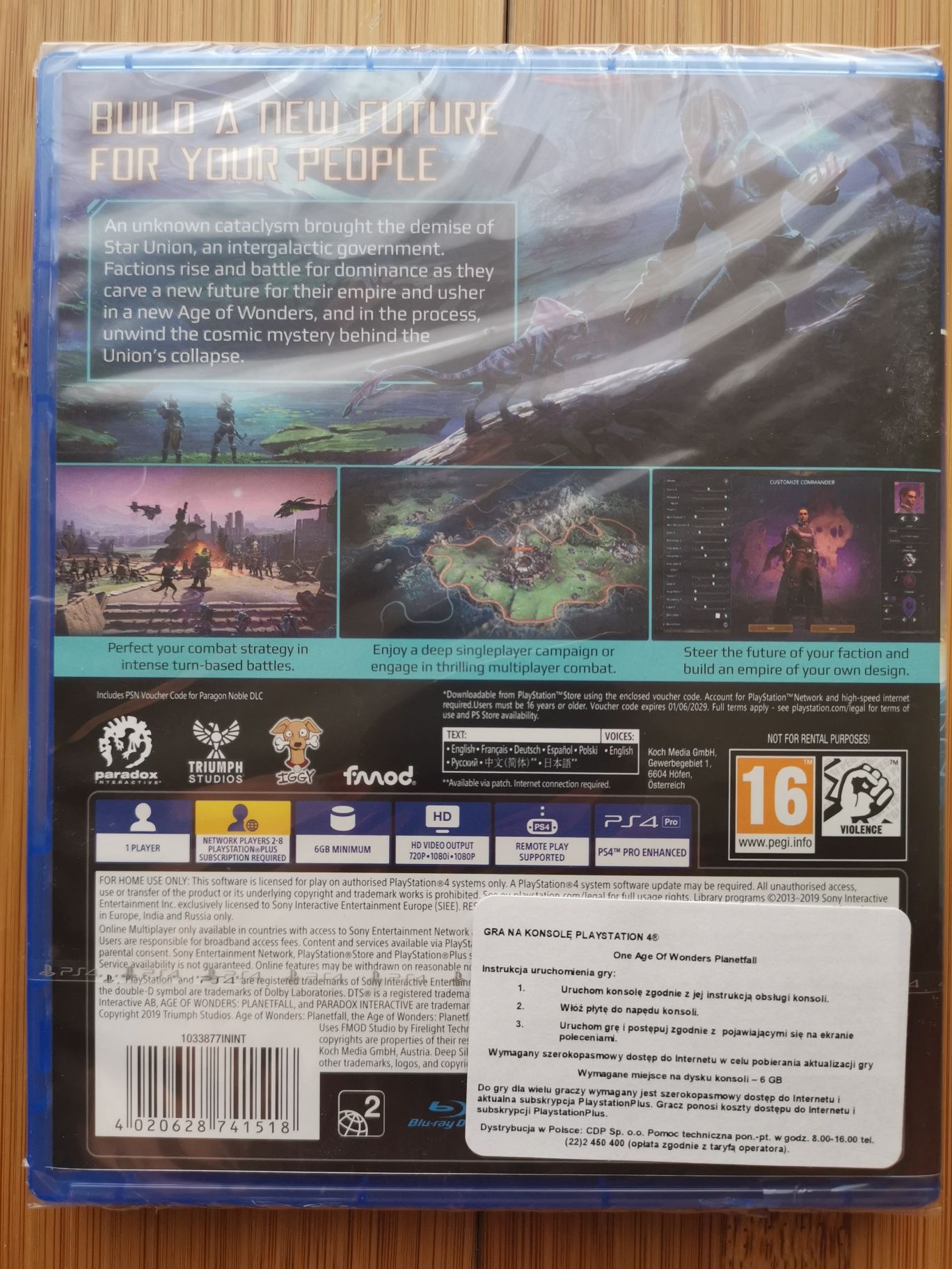 Age of Wonder Planetfall PL Playstation 4 nowa w folii