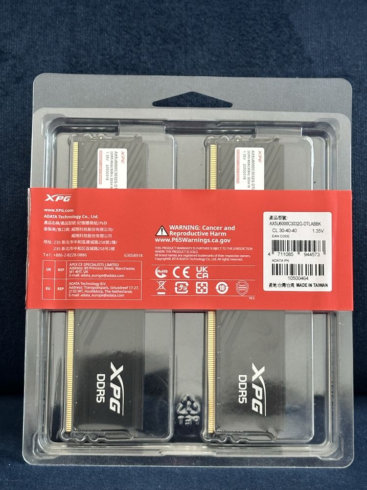Pamięć RAM DDR5 Adata Xpg Lancer Blade 6000 64GB (2x32GB) CL30
