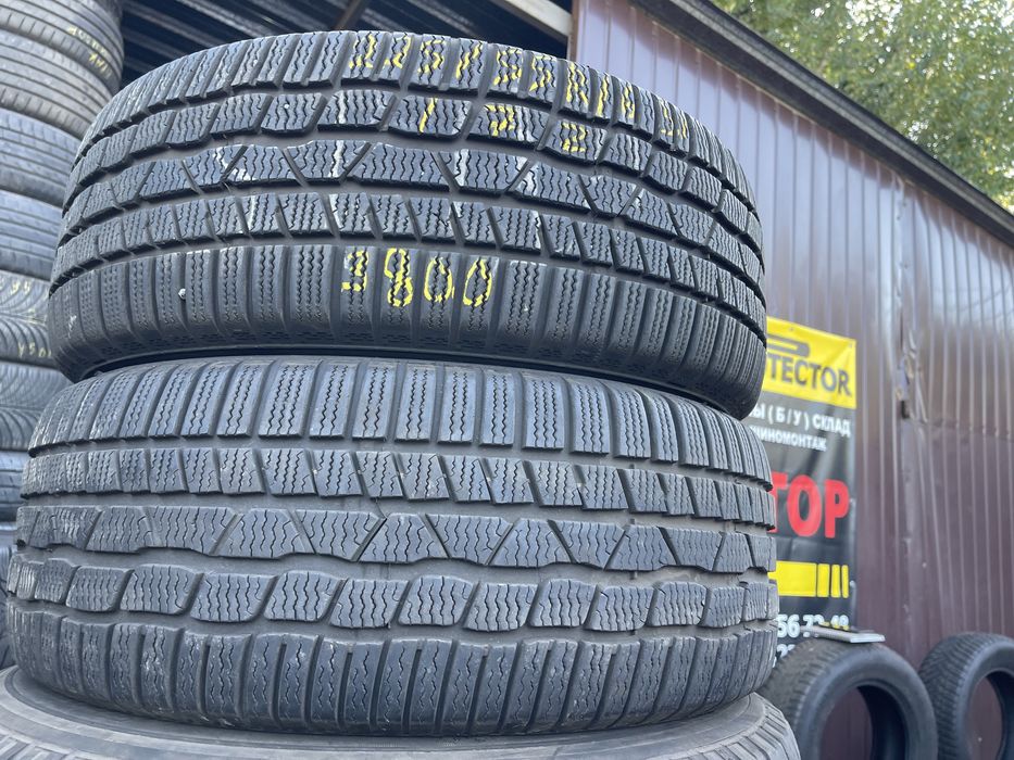 225/55R16 Continental-2шт 17год (Шиномонтаж Протектор)