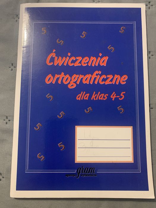 Ćwiczenia ortograficzne dla klas 4-5