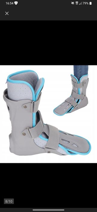 Orteza na stope kostkę staw skokowy pęknięcie złamanie rehabilitacja