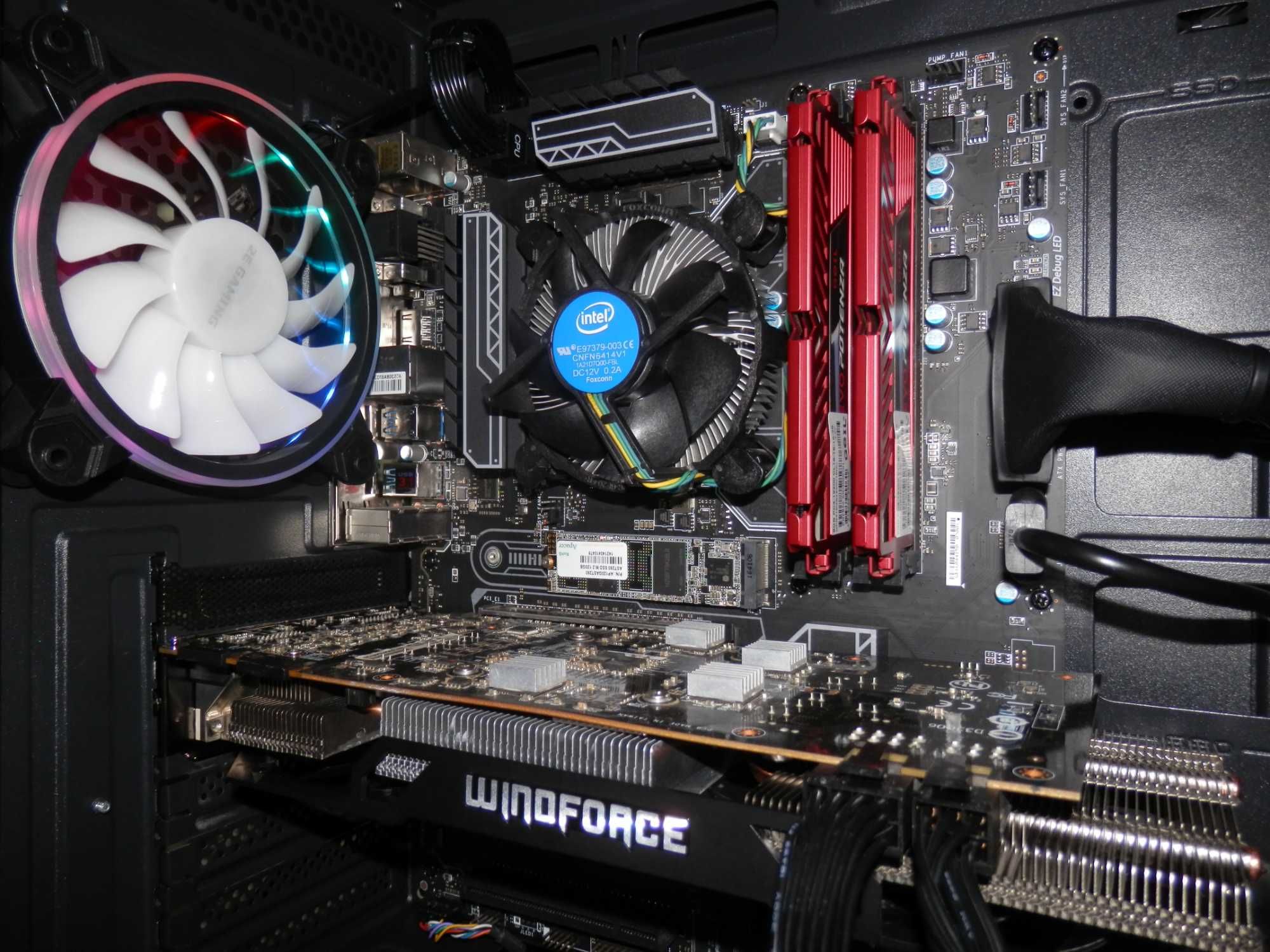 Игровой ПК Intel/s1151/i5-7600/GTX 970 4GB/16GB DDR4/2xSSD 370GB/600W