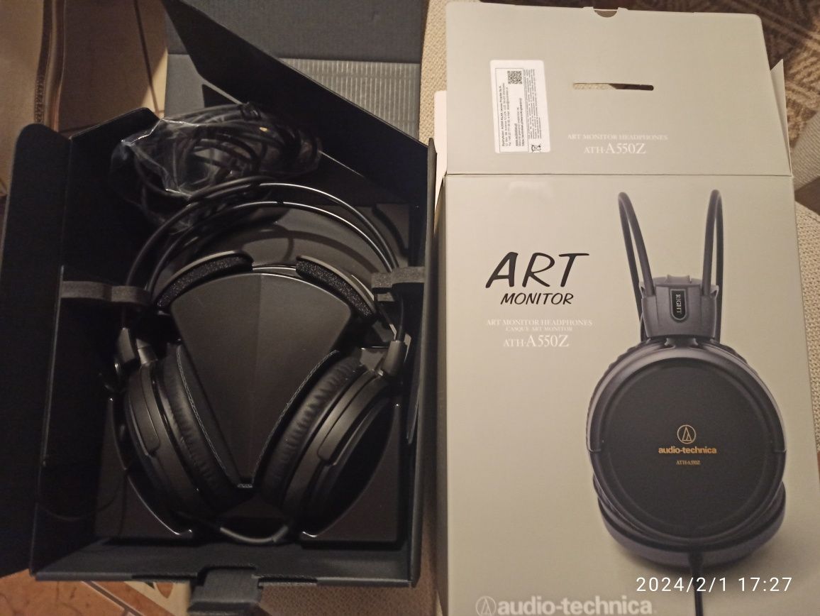 Słuchawki Audio-technica ATH A550Z Gwarancja