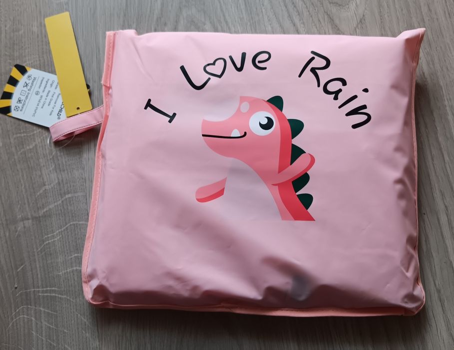 2 NOWE Płaszczyki przeciwdeszczowe rozm 122-128 cm