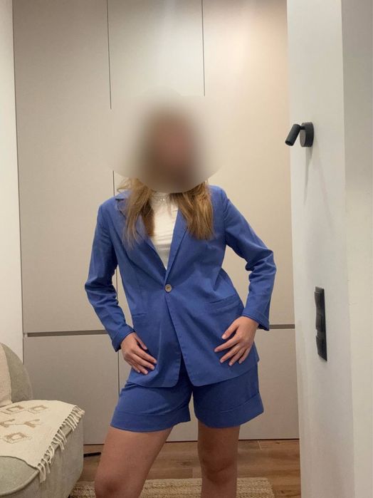 Стильний жіночий костюм (піджак + шорти)