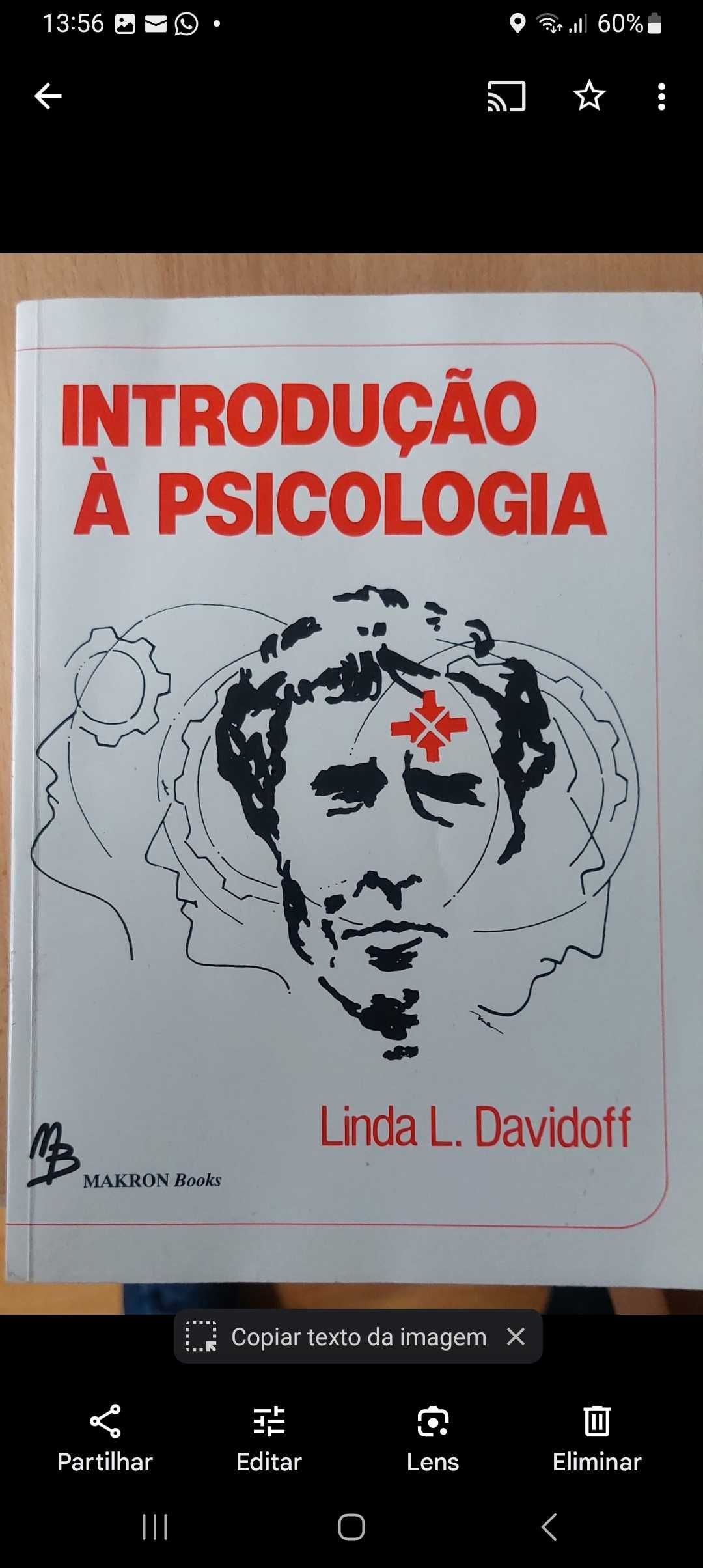 Introdução à Psicologia.