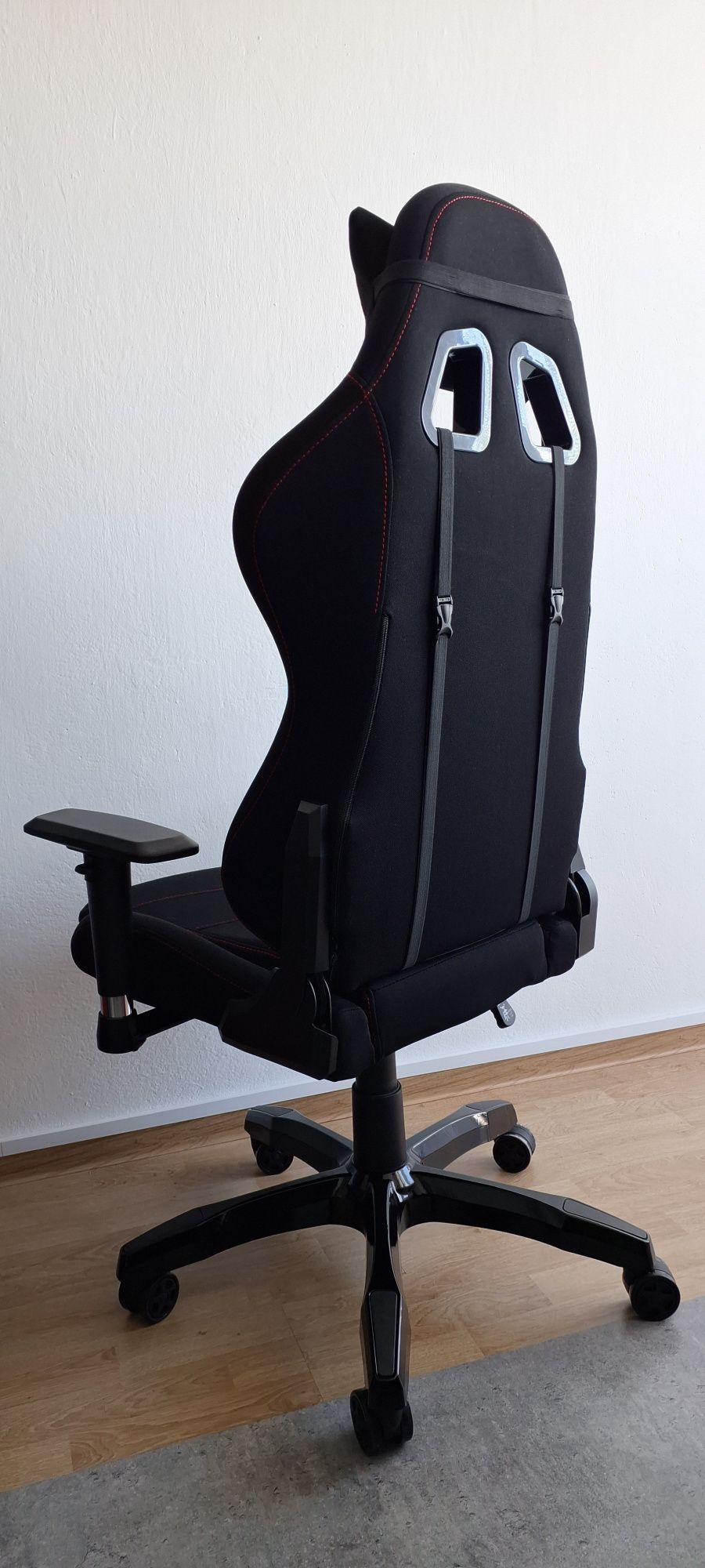 Fotel Pro Gamer by Yumisu Falcon materiałowy czarny