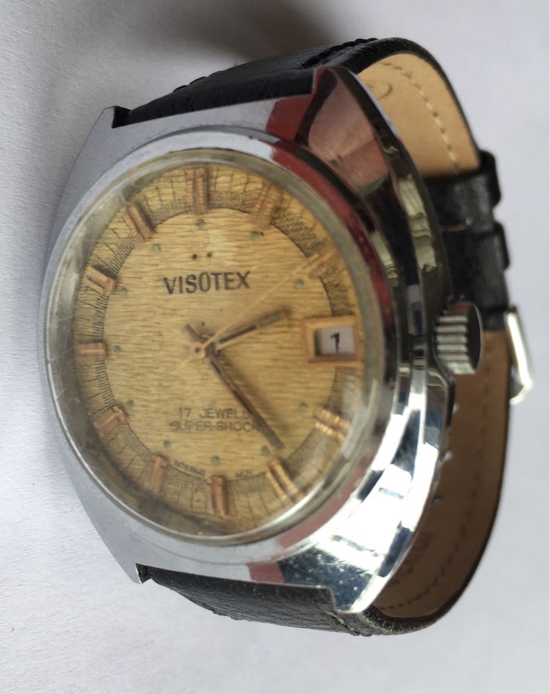 Relógio VISOTEX mecânico antigo